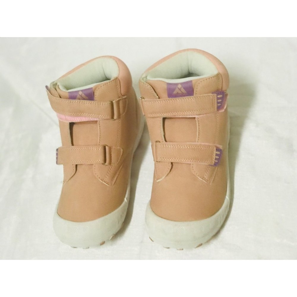 Mishansha Girls Pink Walking Shoes Hook Loop Lightweight Size 4